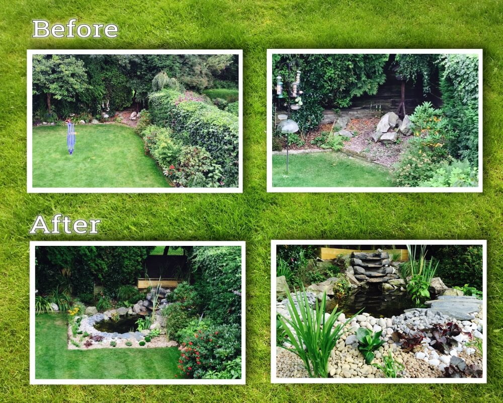 Garden Design Before And After water feature design - garden ninja ltd garden design Garden Design Before And After water feature design - garden ninja ltd garden design