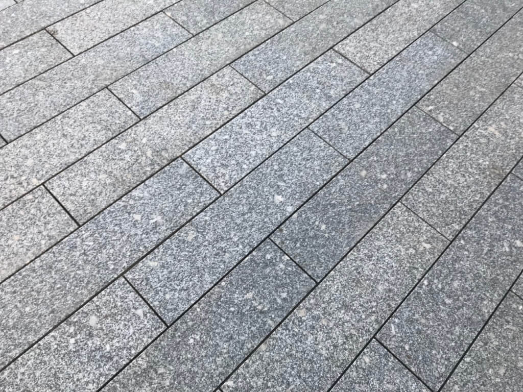Outdoor living garden granite