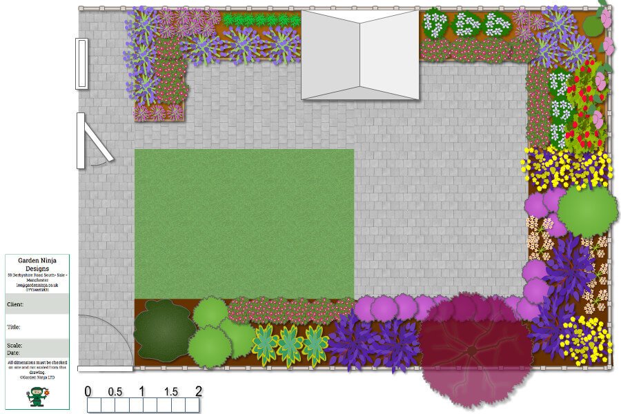 A cad small garden makeover