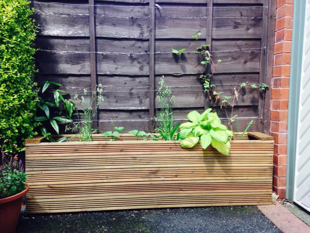 Shade raised beds Garden Ninja Ltd Garden Design