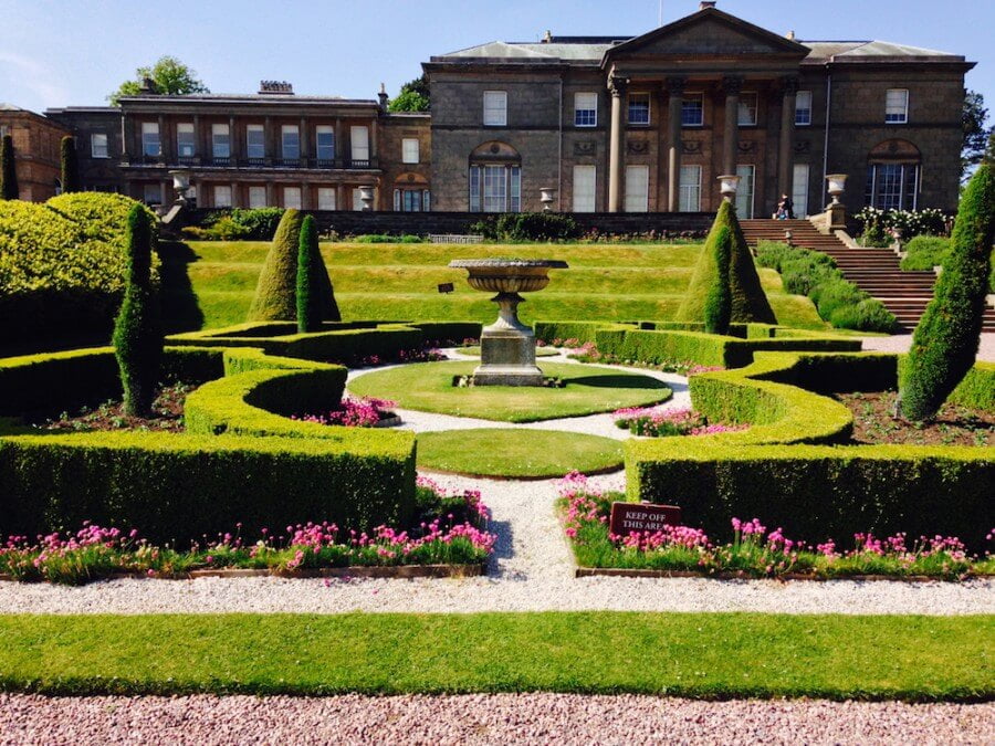 A formal garden at Tatton park