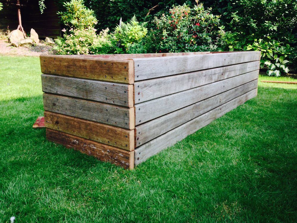 raised beds garden ninja rustic 5