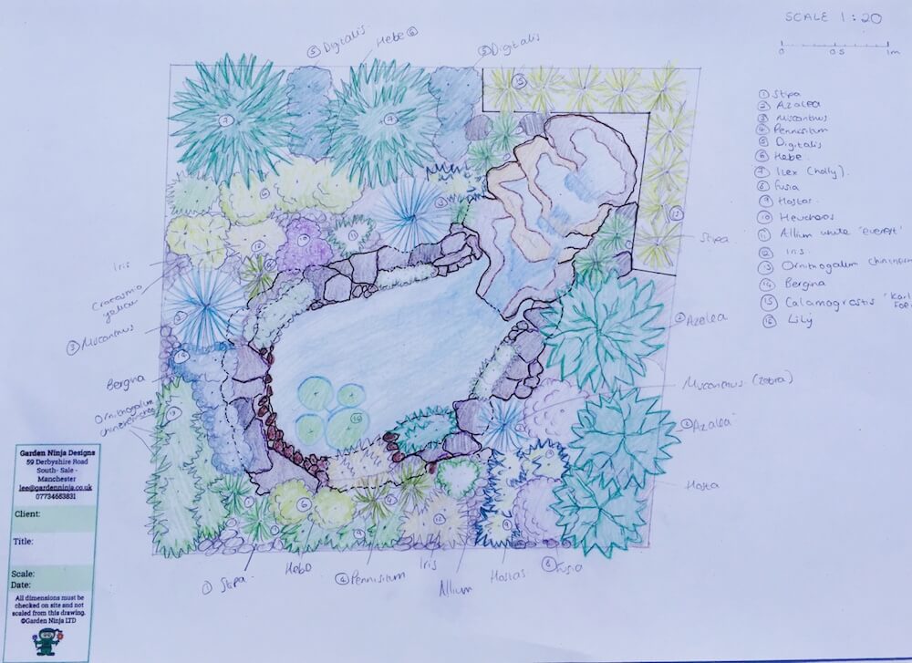 water feature garden design 1