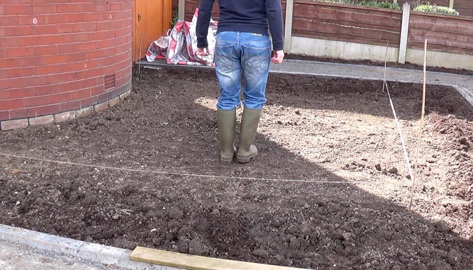 tamping down turf