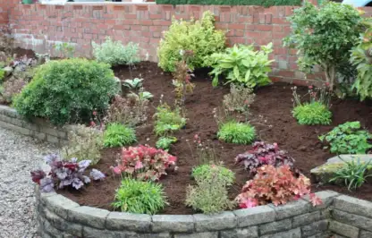 A newly planted up front garden by Garden Ninja