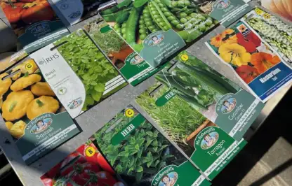 packets of seeds to sow