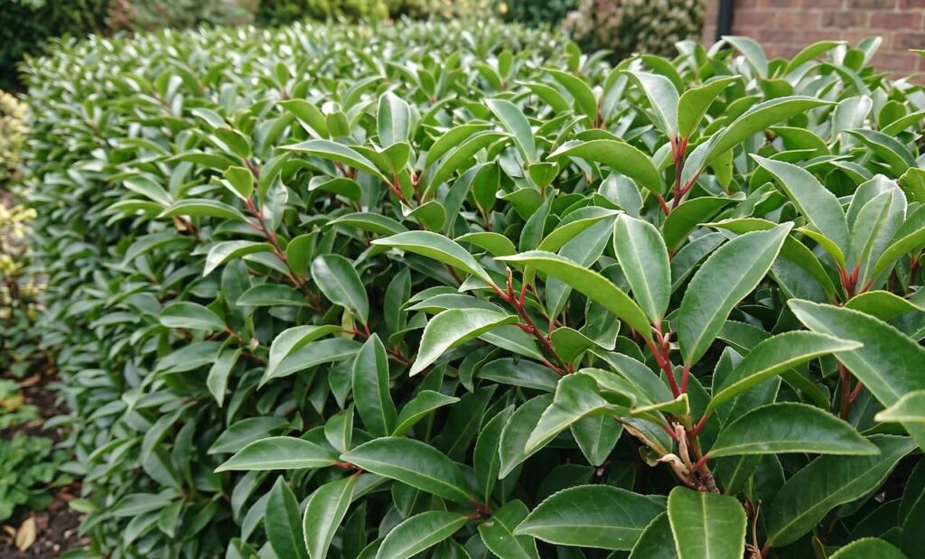 Portuguese laurel hedging