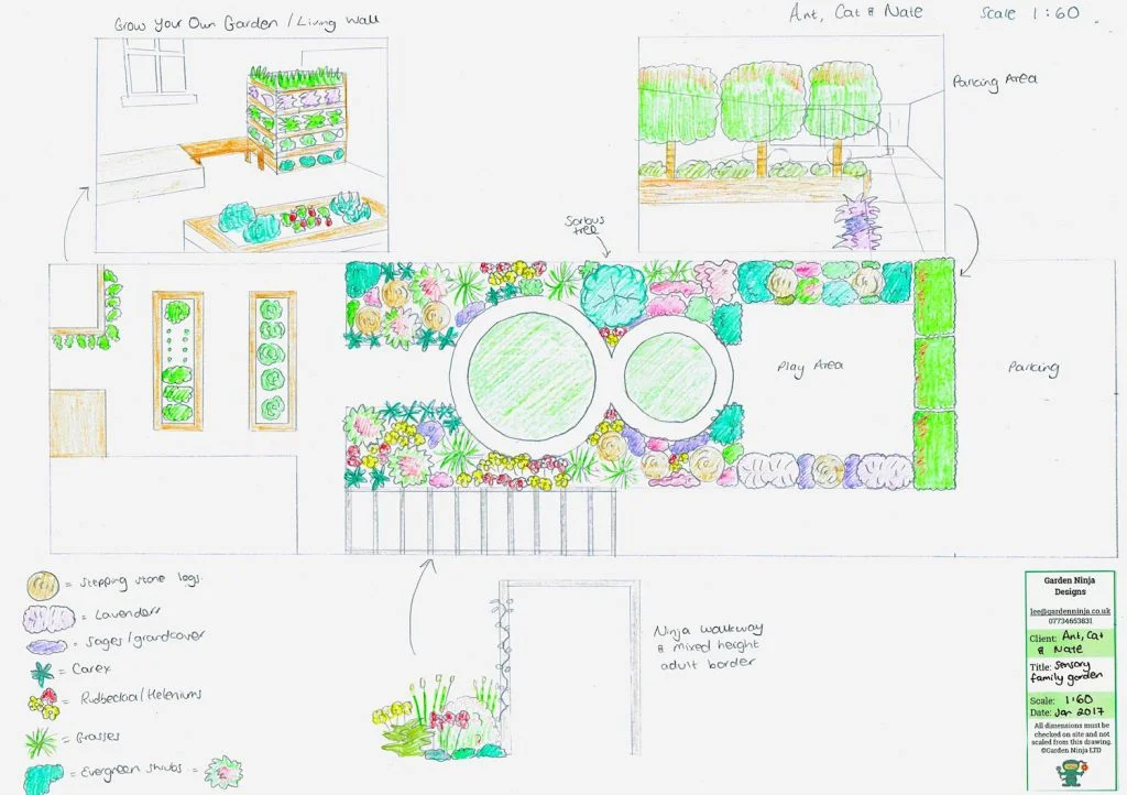 A child friendly garden design