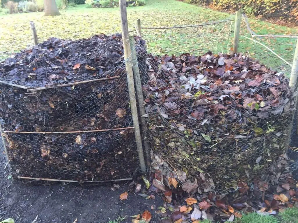 leaf composting bins