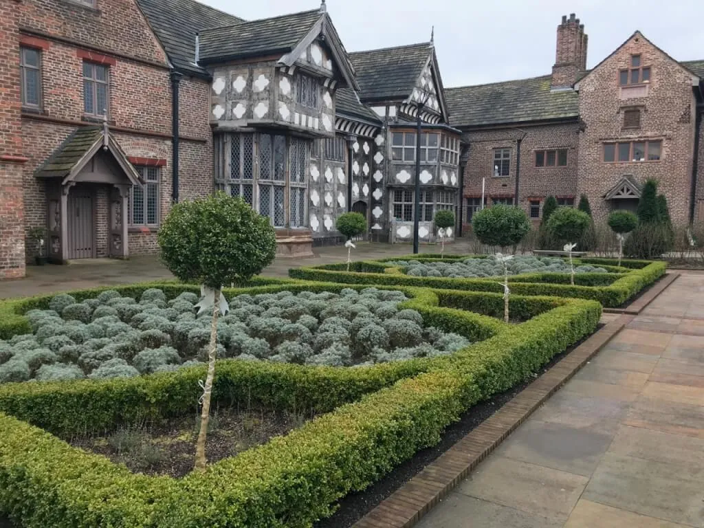 Ordsall Hall Tudor gardens in Salford where a tree grafting workshop took place