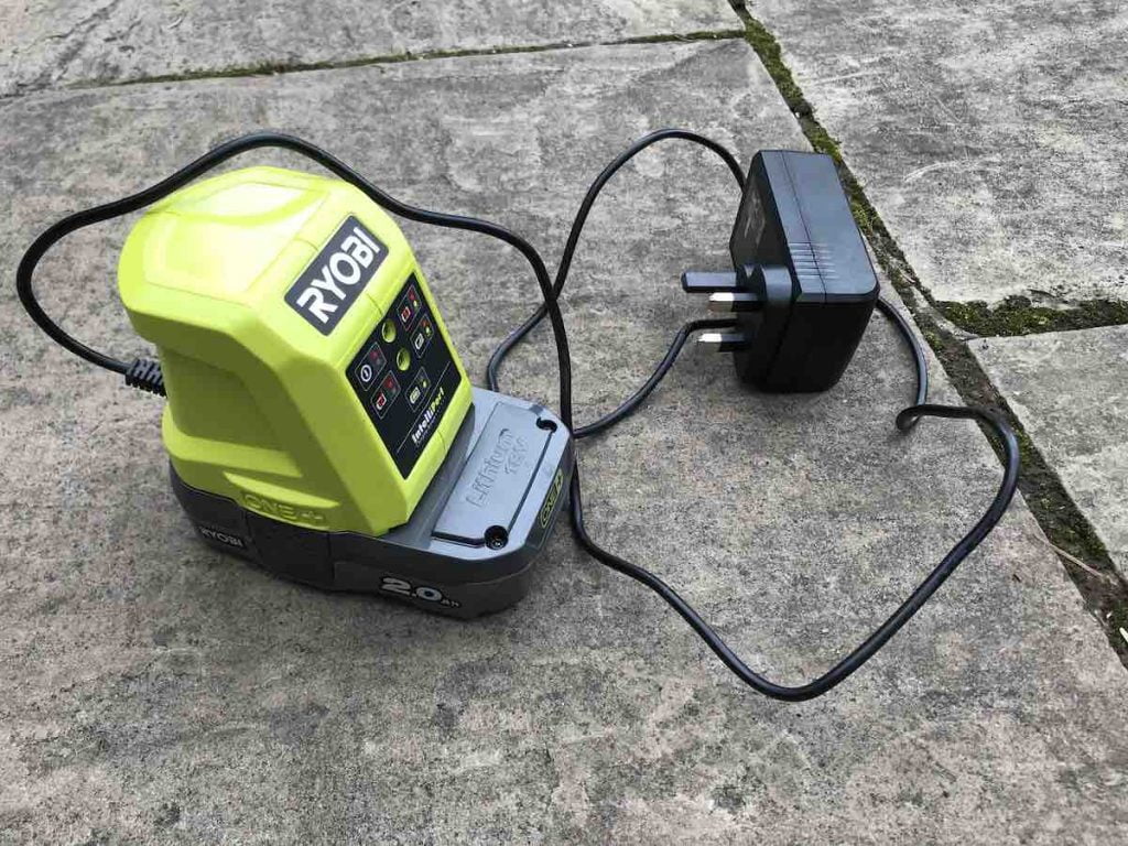 Ryobi battery and charger