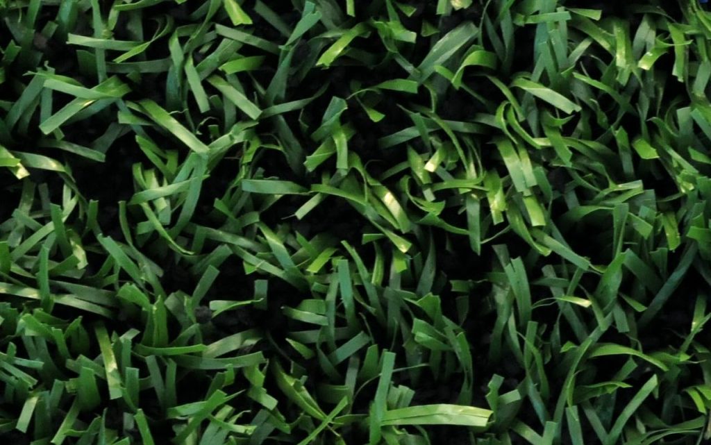 Green plastic artifical lawn