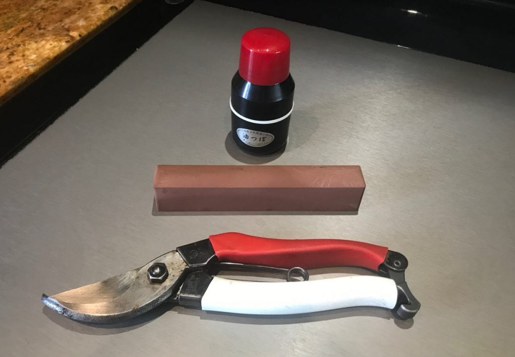 A set of secateurs