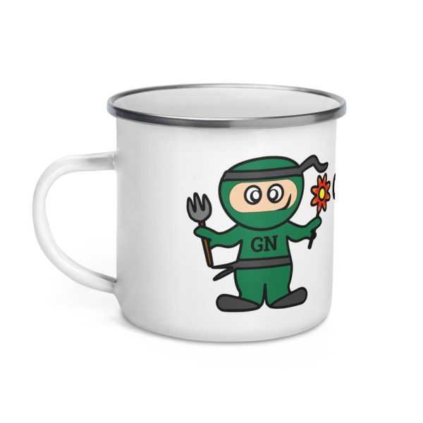 Enamel Garden Ninja Mug - Image 3