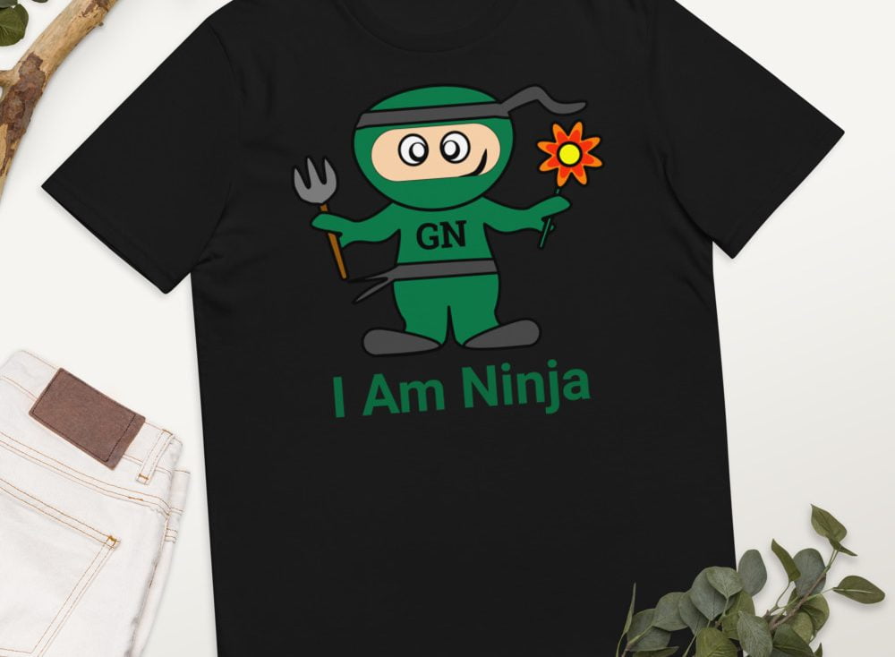Garden Ninja t shirt merchandise