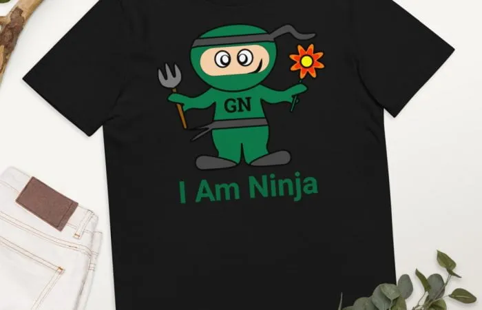 Garden Ninja t shirt merchandise