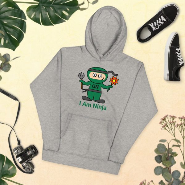 Unisex Garden Ninja Hoodie - Image 7