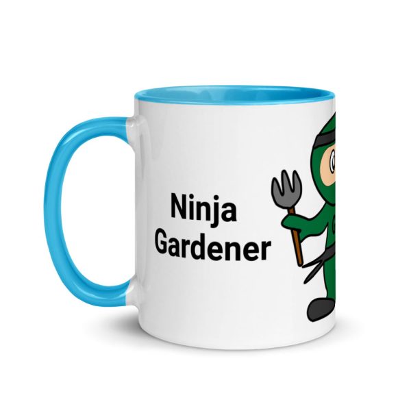Garden Ninja Mug with Colour Inside - Image 12
