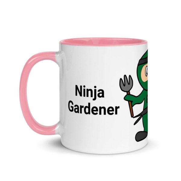 Garden Ninja Mug with Colour Inside - Image 15