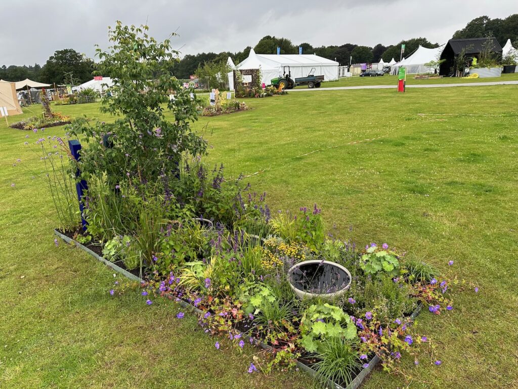 The Paradise border at RHS Tatton