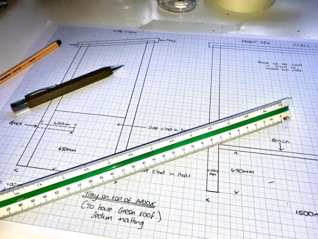 A scale ruler