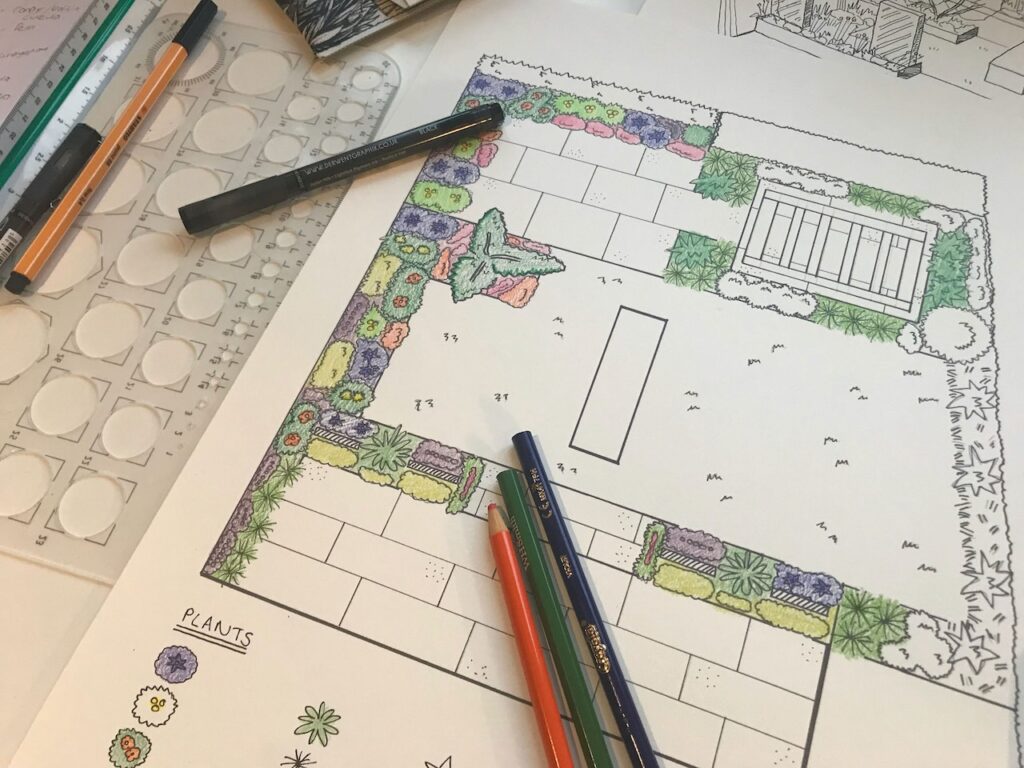Adding colour to a planting plan