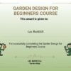 Certificate of Garden Design