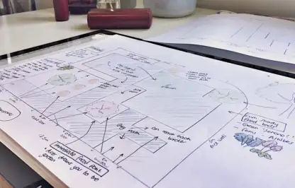 A concept garden design