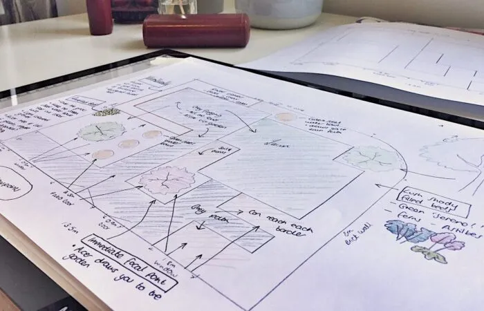 A concept garden design