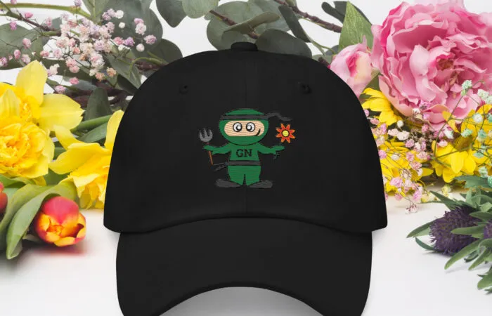 Garden ninja baseball cap