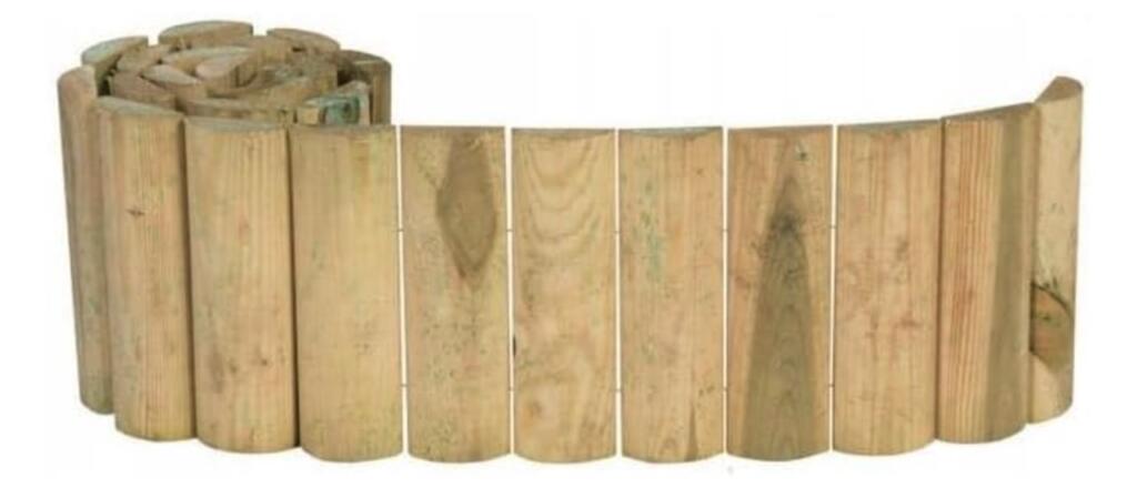 Log edging has its limits