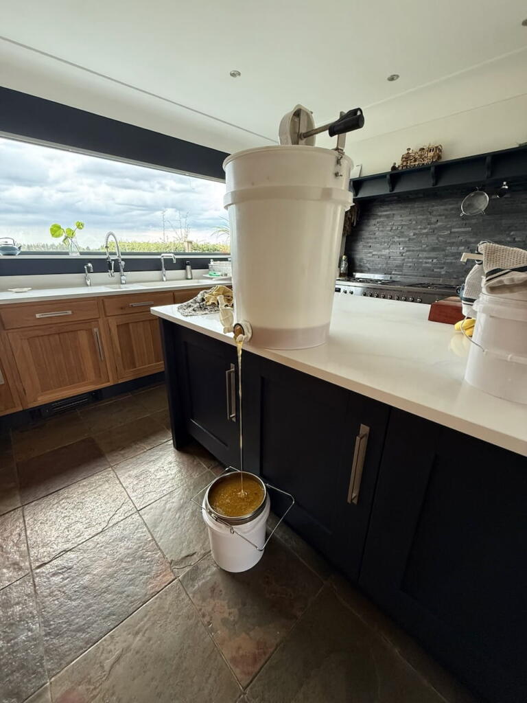 Honey tank extraction bee keeping