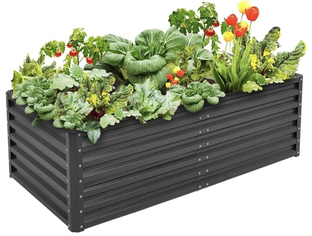 Galvanized raised beds