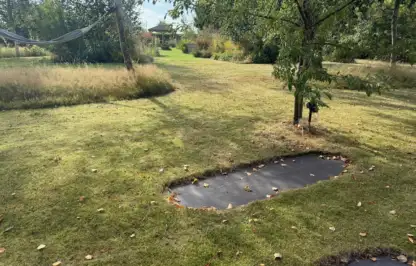 Watering lawns in a heatwave