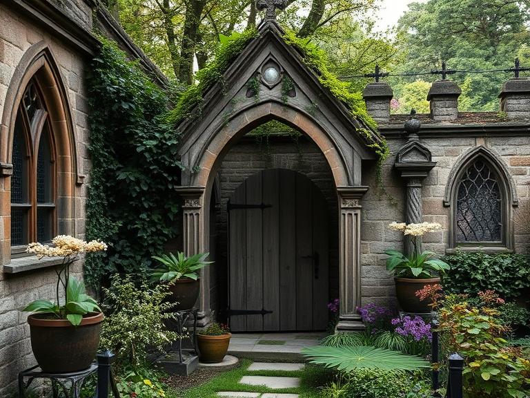Gothic garden design ideas