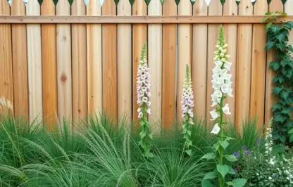 Fence line planting ideas