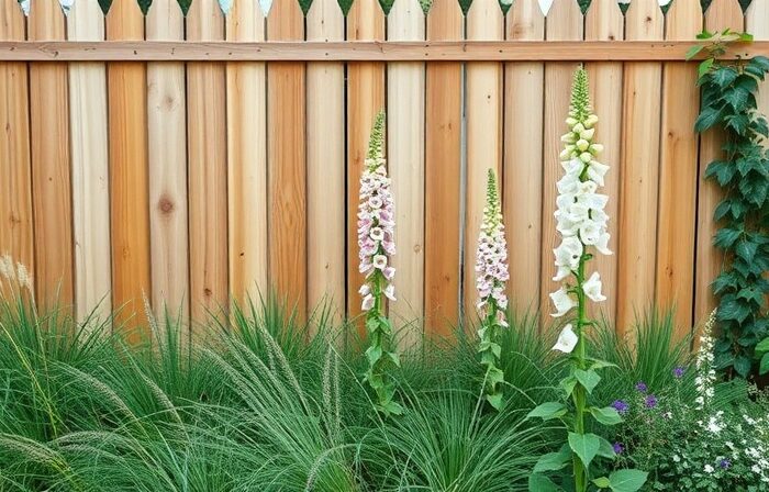 Fence line planting ideas