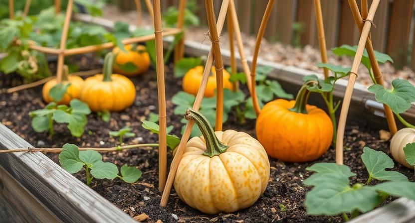 How to support pumpkins