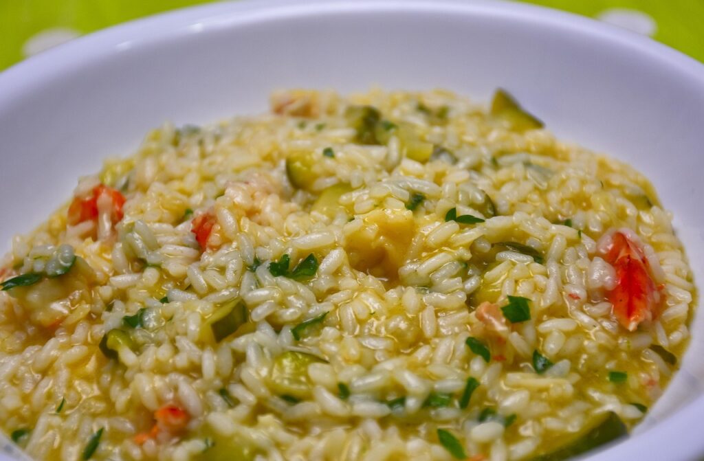 Squash risotto