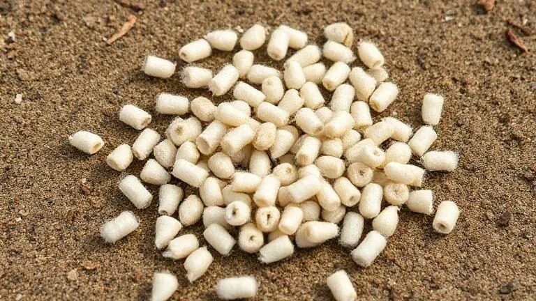Wool pellets for slugs