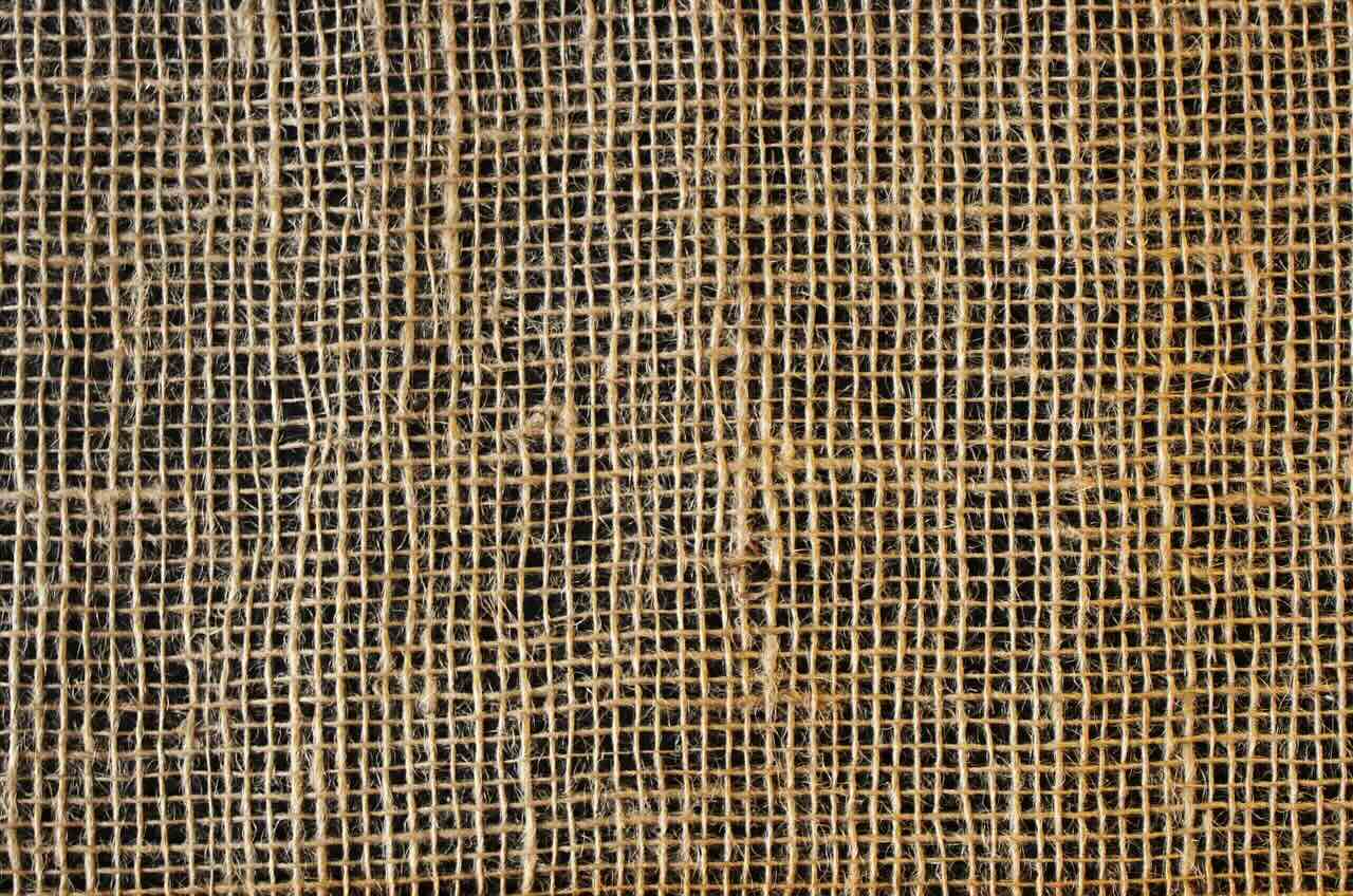 Natural hessian for wrapping plants in winter