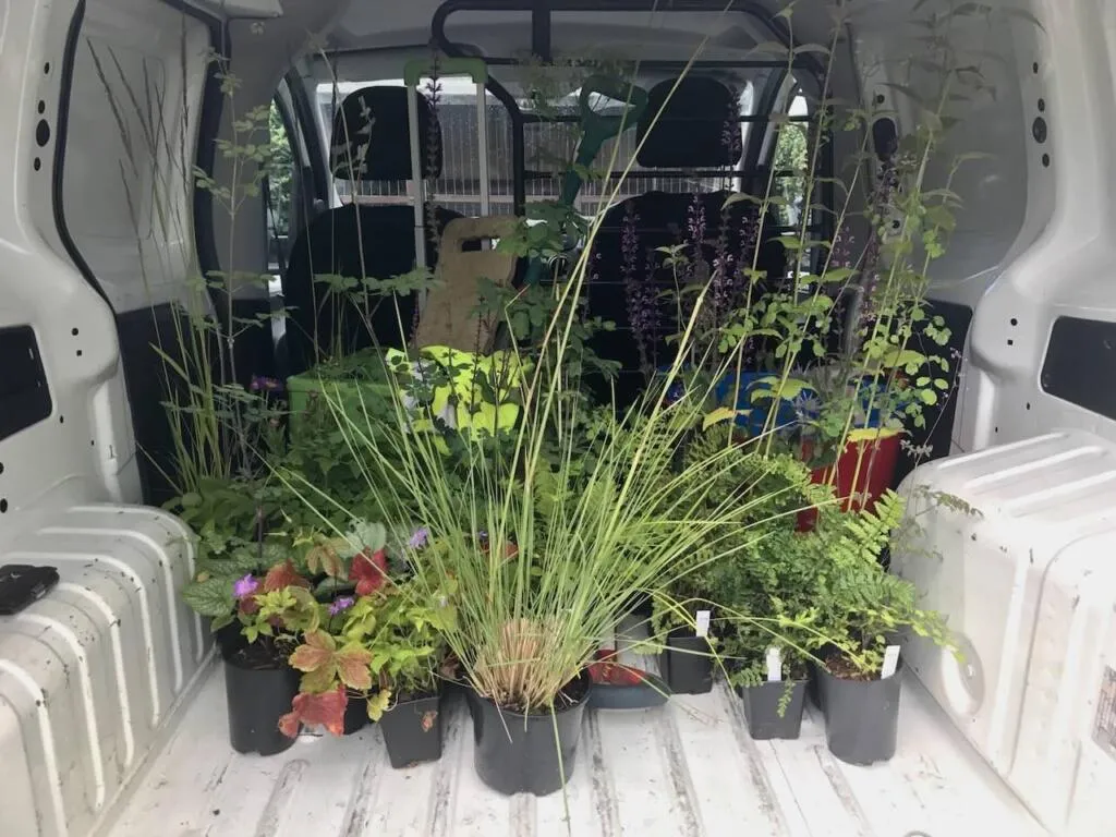 Vans for garden services