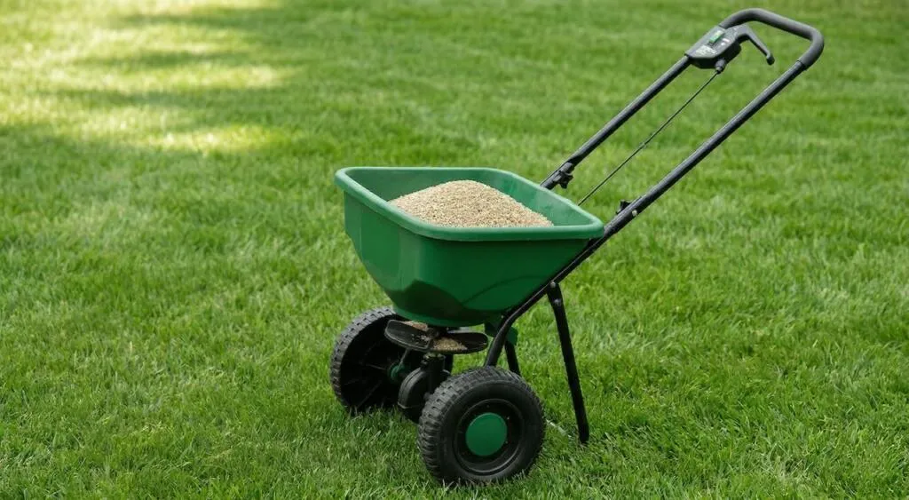 Lawn feed spreader
