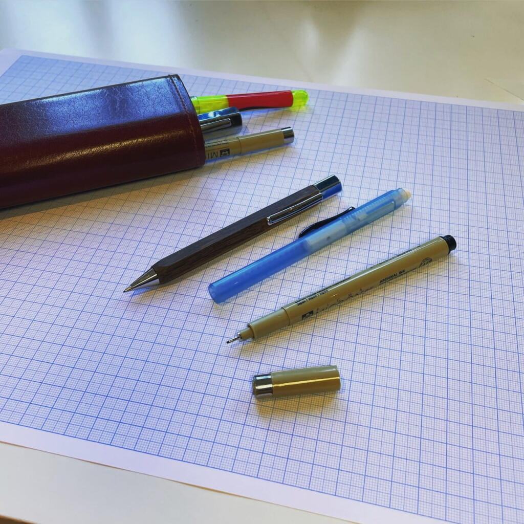 Graph paper for garden design
