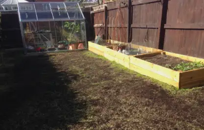 A new scarified lawn