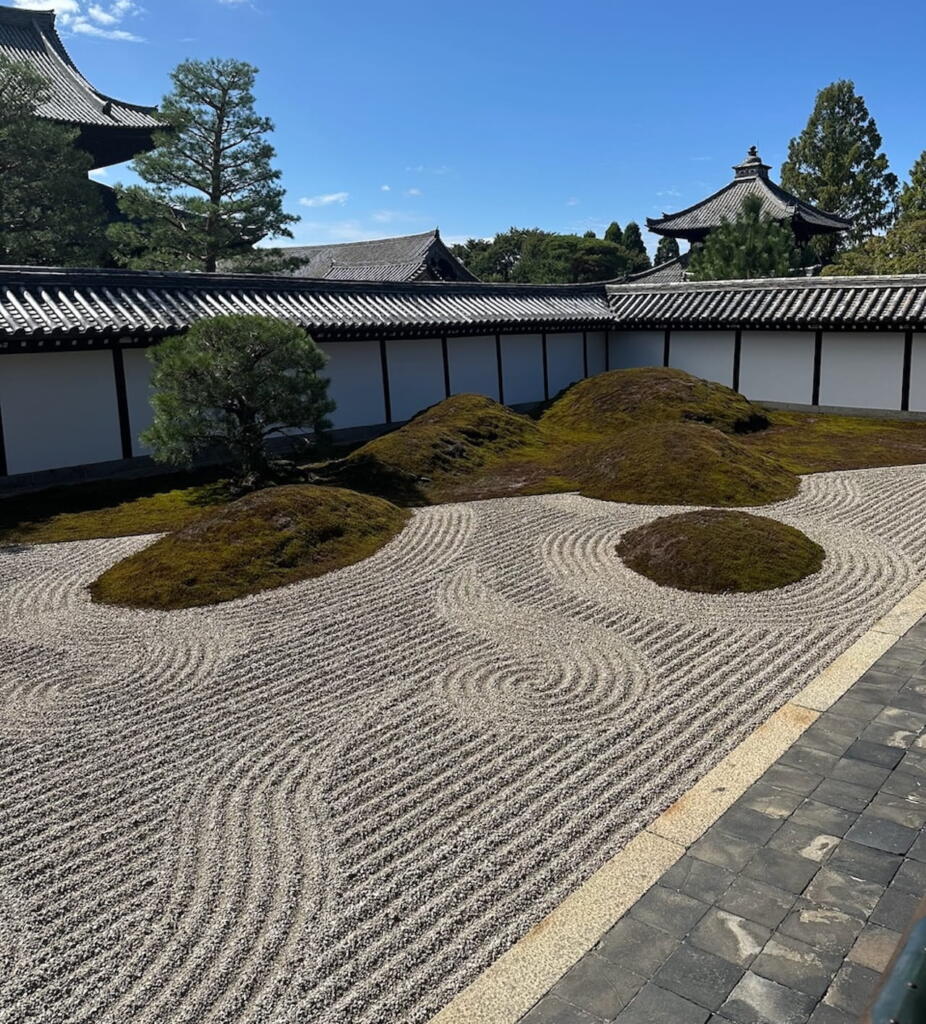 Rock garden in japan