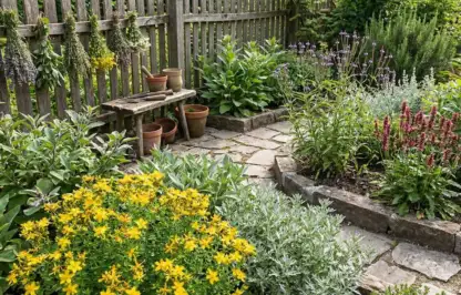 Occult floromancy garden design