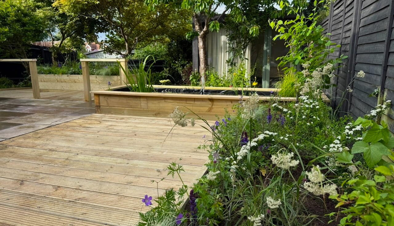 How to design a sloped garden