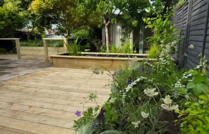 How to design a sloped garden