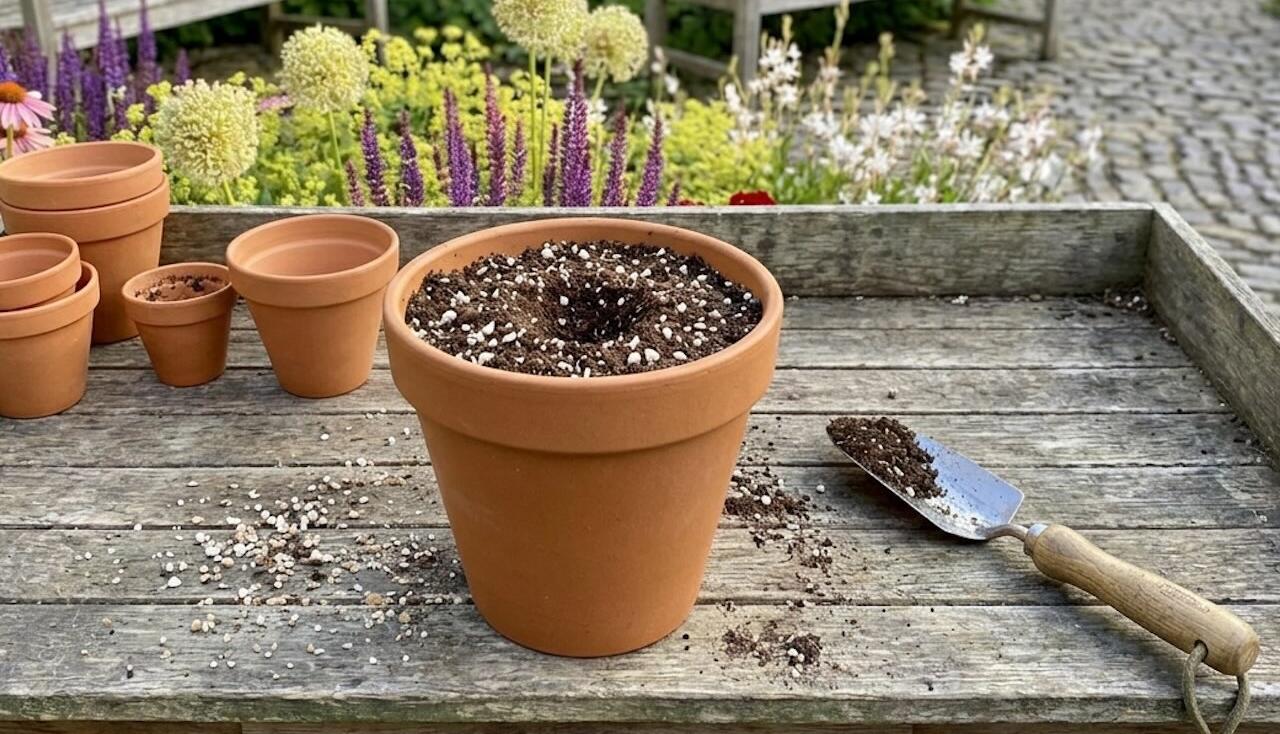 How to repot house plants